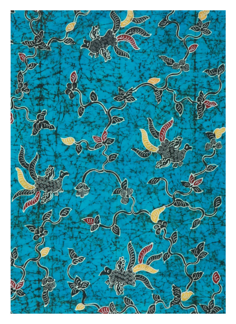 Kain Batik Puspita Madura Biru Laut KlikIndomaret