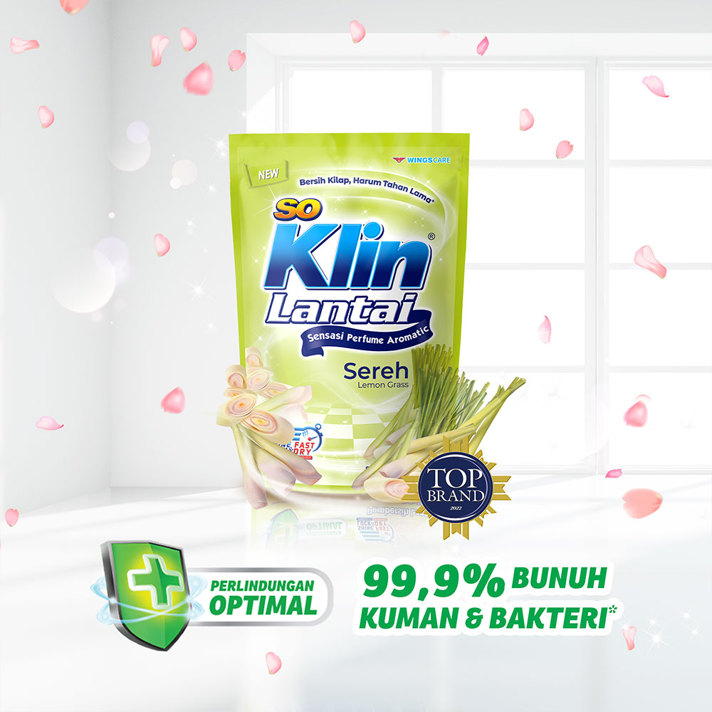 So Klin Pembersih Lantai Sereh 780mL | KlikIndomaret