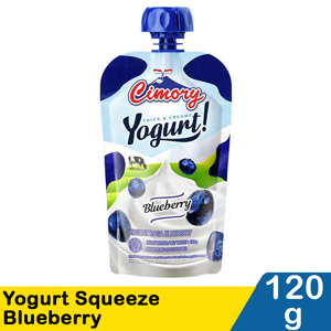 Promo Harga Cimory Squeeze Yogurt Blueberry 120 gr - Indomaret