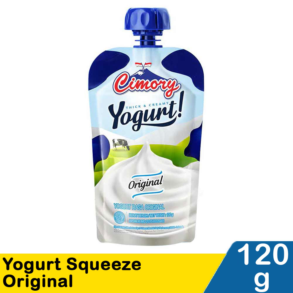 Cimory Yoghurt Squeeze Original 120g | KlikIndomaret