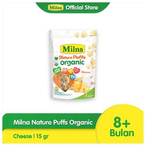 Promo Harga Milna Nature Puffs Organic Cheese 15 gr - Indomaret