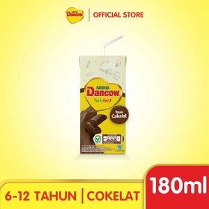 Promo Harga Dancow Fortigro UHT Cokelat 180 ml - Indomaret