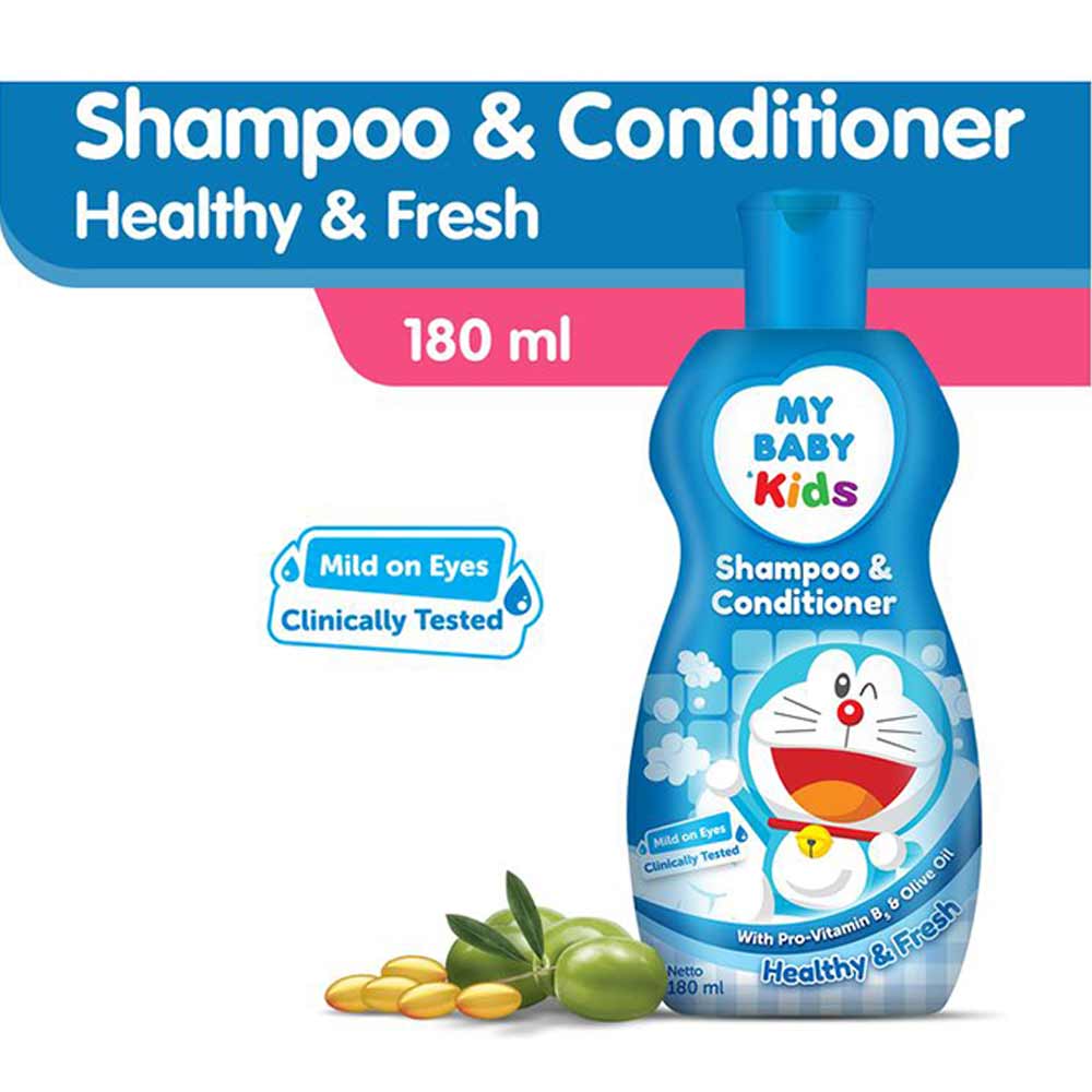 My Baby Kids Shampoo Conditioner Healthy Fresh 180mL 
