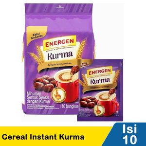 Promo Harga Energen Cereal Instant Kurma per 10 sachet 30 gr - Indomaret
