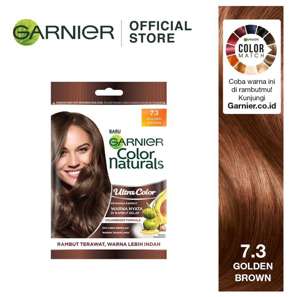 Garnier Hair Color Naturals  Golden Brown | KlikIndomaret