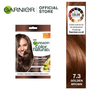 Promo Harga Garnier Hair Color 7.3 Golden Brown 105 ml - Indomaret