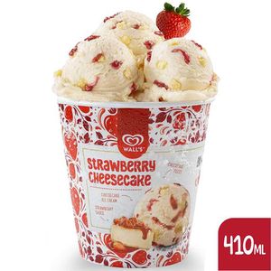 Promo Harga Walls Selection Strawberry Cheesecake 410 ml - Indomaret