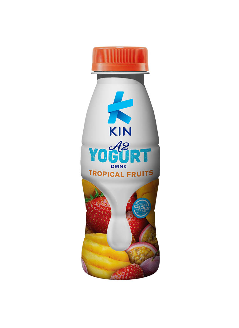 Kin Fresh Yogurt Tropical Fruit Btl 200Ml | KlikIndomaret