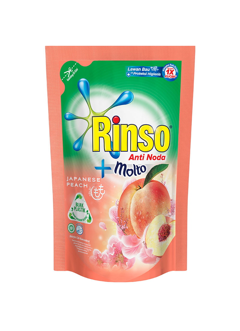 Rinso Detergent  Cair  Molto Japanese Peach 750Ml 