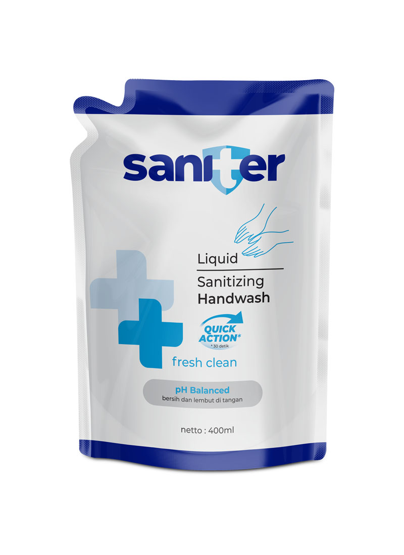 Saniter SANITIZING HANDWASH PCH 400mL KlikIndomaret