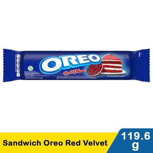 Promo Harga Oreo Biskuit Sandwich Red Velvet 119 gr - Indomaret