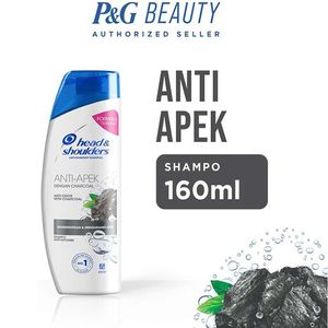 Promo Harga Head & Shoulders Shampoo Anti-Apek Dengan Charcoal 160 ml - Indomaret