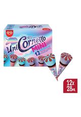 Promo Harga WALLS Uni Cornetto Mini per 12 pcs 28 ml - Indomaret