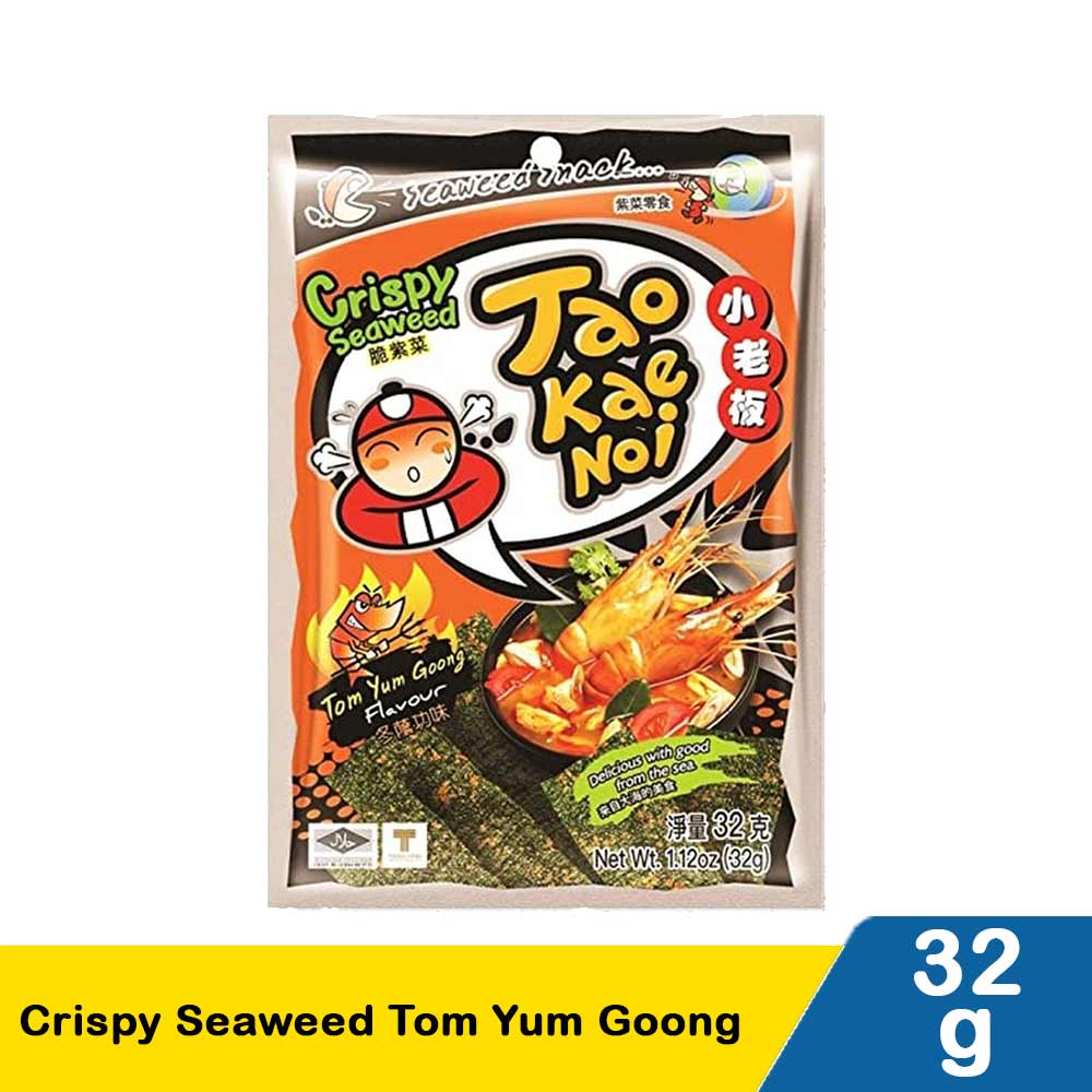  Tao  Kae  Noi  Crispy Seaweed Tom Yum Goong 32G KlikIndomaret