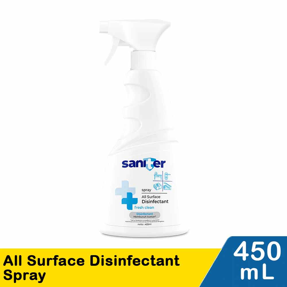 Saniter All Surface Disinfectant Spray  Btl 450Ml 