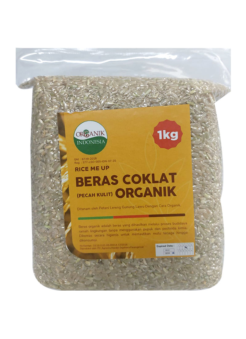 Rice Me Up Beras Coklat Organik 1Kg  KlikIndomaret