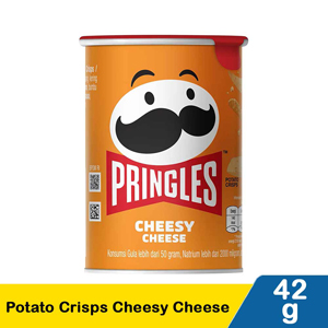 Promo Harga Pringles Potato Crisps Cheesy Cheese 42 gr - Indomaret