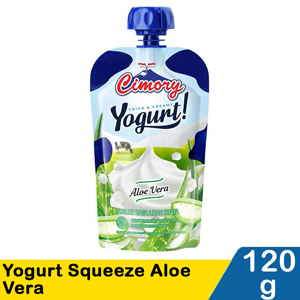 Promo Harga Cimory Squeeze Yogurt Aloe Vera 120 gr - Indomaret