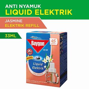 Promo Harga Baygon Liquid Electric Silky Jasmine 33 ml - Indomaret