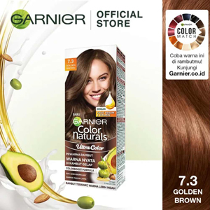 Promo Harga Garnier Hair Color 7.3 Golden Brown 105 ml - Indomaret