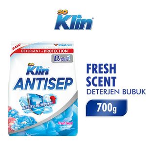 Promo Harga So Klin Antisep Detergent Fresh Scent 700 gr - Indomaret