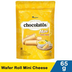 Promo Harga Chocolatos Wafer Roll Mini Cheese 78 gr - Indomaret