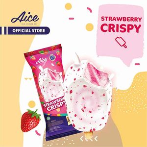 Promo Harga Aice Ice Cream Strawberry Crispy 55 gr - Indomaret