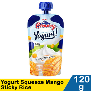 Promo Harga Cimory Squeeze Yogurt Mango Sticky Rice 120 gr - Indomaret
