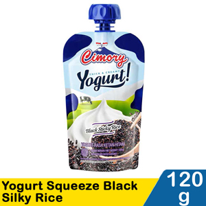 Promo Harga Cimory Squeeze Yogurt Black Sticky Rice 120 gr - Indomaret