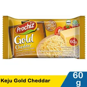 Promo Harga Prochiz Gold Cheddar 60 gr - Indomaret