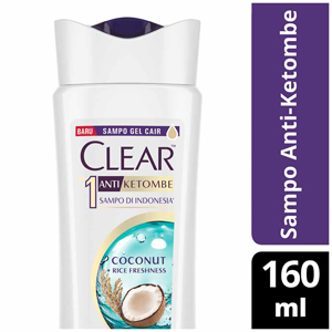 Promo Harga Clear Shampoo Coconut & Rice Freshness 160 ml - Indomaret