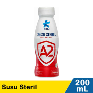 Promo Harga KIN Susu Steril 100% Murni 200 ml - Indomaret