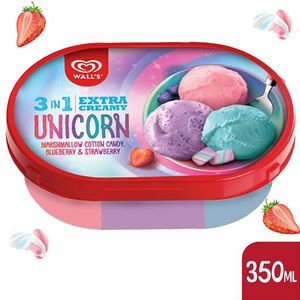 Promo Harga Walls Ice Cream Unicorn 3 In 1 350 ml - Indomaret
