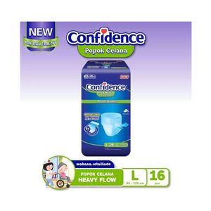 Promo Harga Confidence Adult Diapers Heavy Flow L16 16 pcs - Indomaret