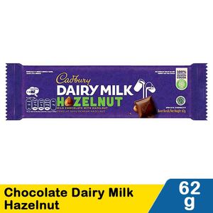 Promo Harga Cadbury Dairy Milk Hazelnut 62 gr - Indomaret