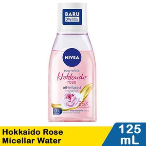 Promo Harga NIVEA Hokkaido Rose Oil-Infused Micellar Water 125 ml - Indomaret