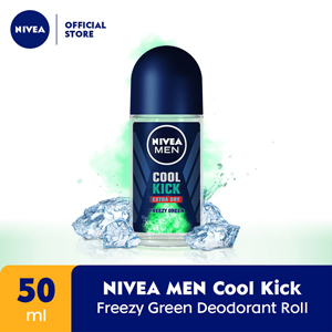 Promo Harga Nivea Men Deo Roll On Cool Kick Freezy Green 50 gr - Indomaret