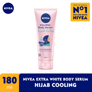 Promo Harga Nivea Body Serum Extra White Hijab Cooling 180 ml - Indomaret