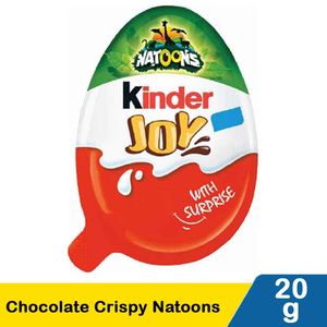 Promo Harga Kinder Joy Chocolate Crispy Natoons 20 gr - Indomaret