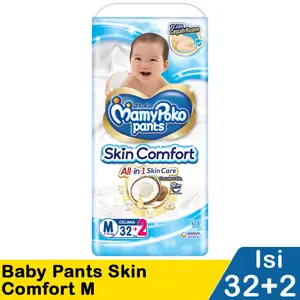 Promo Harga Mamy Poko Pants Skin Comfort M32+2 34 pcs - Indomaret