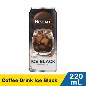 Promo Harga Nescafe Ready to Drink Ice Black 220 ml - Indomaret
