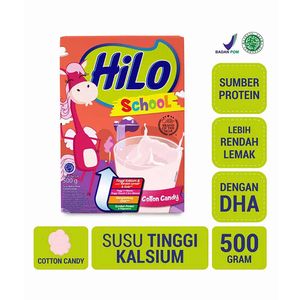 Promo Harga Hilo School Susu Bubuk Cotton Candy 500 gr - Indomaret