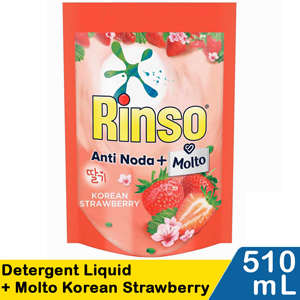 Promo Harga Rinso Liquid Detergent + Molto Korean Strawberry 565 ml - Indomaret