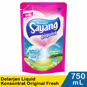 Promo Harga Sayang Liquid Detergent Original Fresh 800 ml - Indomaret