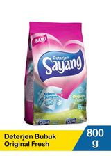 Promo Harga Sayang Detergent Powder Original Fresh 800 gr - Indomaret