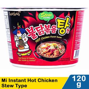 Promo Harga Samyang Hot Chicken Ramen Stew Type 120 gr - Indomaret