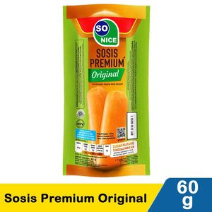 Promo Harga So Nice Sosis Siap Makan Premium Original 60 gr - Indomaret