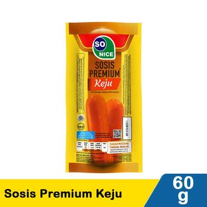 Promo Harga So Nice Sosis Siap Makan Premium Keju 60 gr - Indomaret