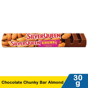 Promo Harga Silver Queen Chunky Bar Almonds 30 gr - Indomaret