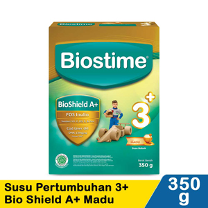Promo Harga Biostime 3+ Susu Pertumbuhan Anak Madu 350 gr - Indomaret